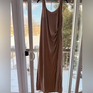 Adrianna Papell Elegant Champagne Dress